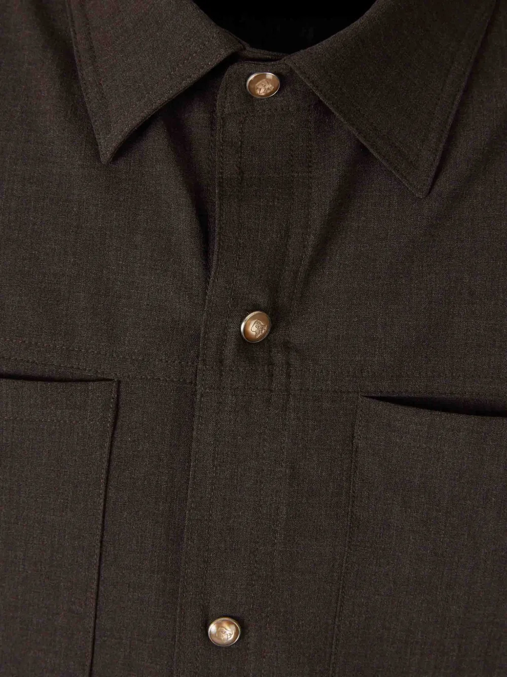  Marco Pescarolo Zeus Buttoned Shirt - Brown 