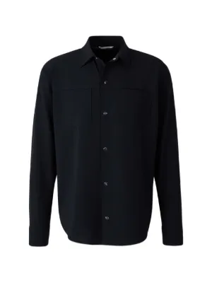 バレンシアガ  オーバーシャツ BALENCIAGA - オールオーバー・パターン ロゴプリント シャツ / シャツ