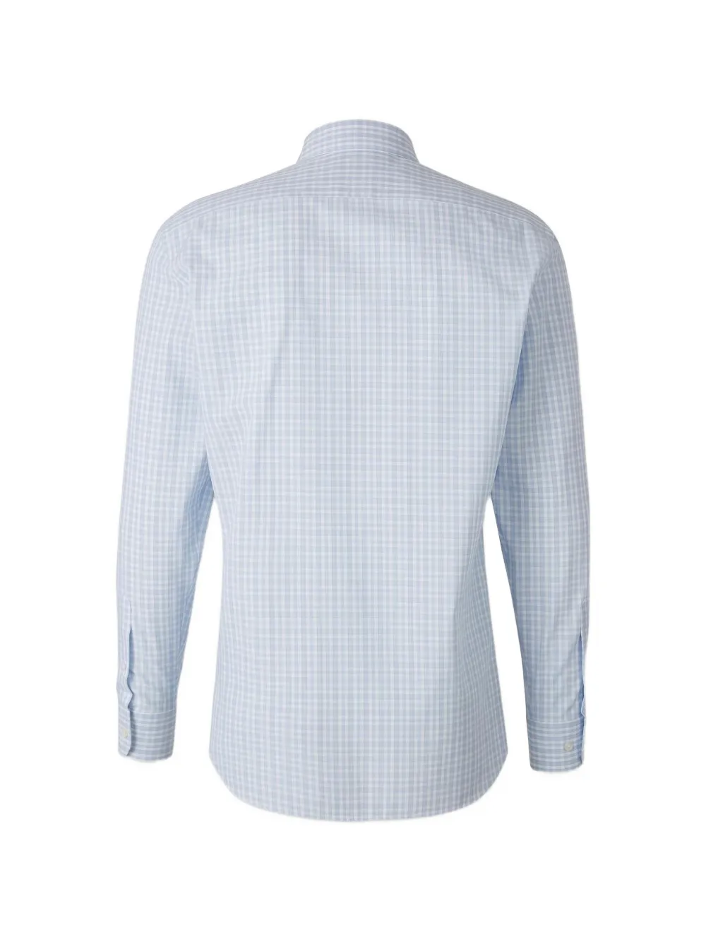Zegna check-pattern shirt Blauw