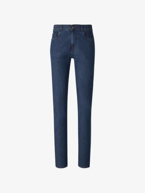 Canali Calça jeans com cinco bolsos