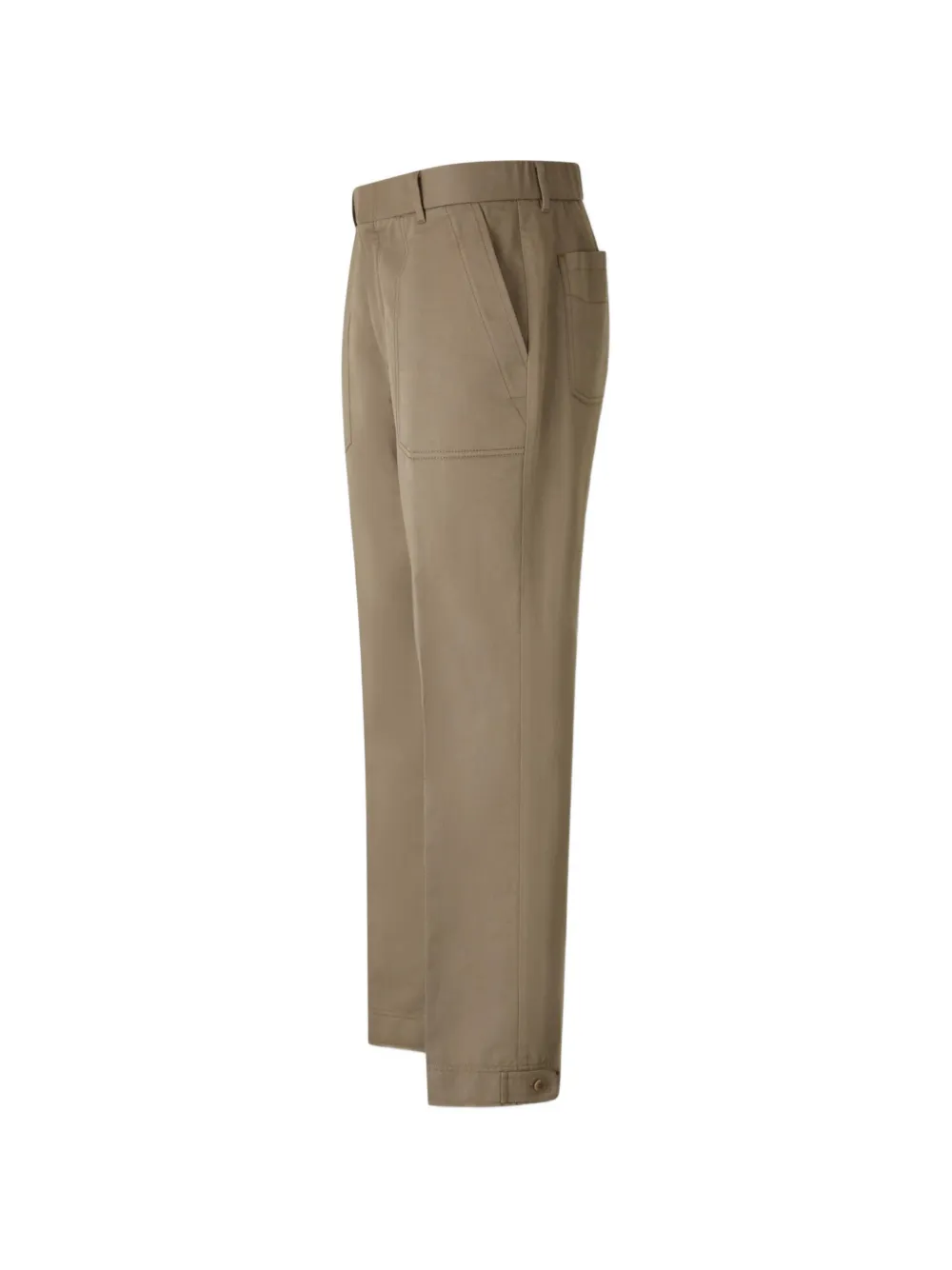  Brioni Melbourne Patch Pocket Trousers - Neutrals 