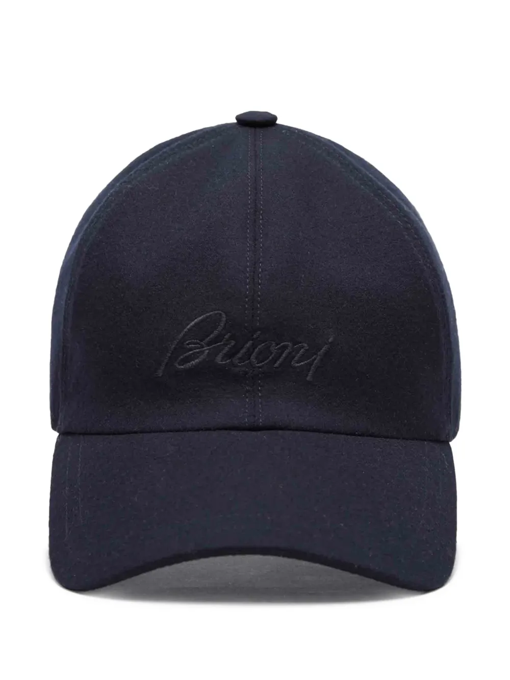 Brioni logo-embroidered cap hat - Blu