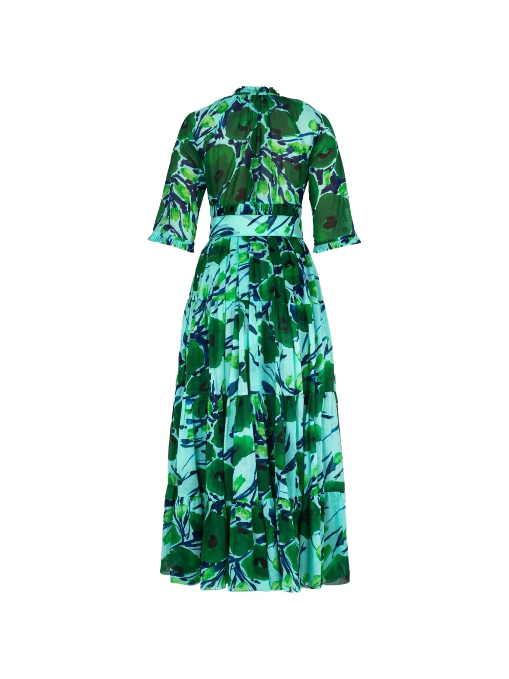 Samantha Sung Eden maxi-jurk Groen