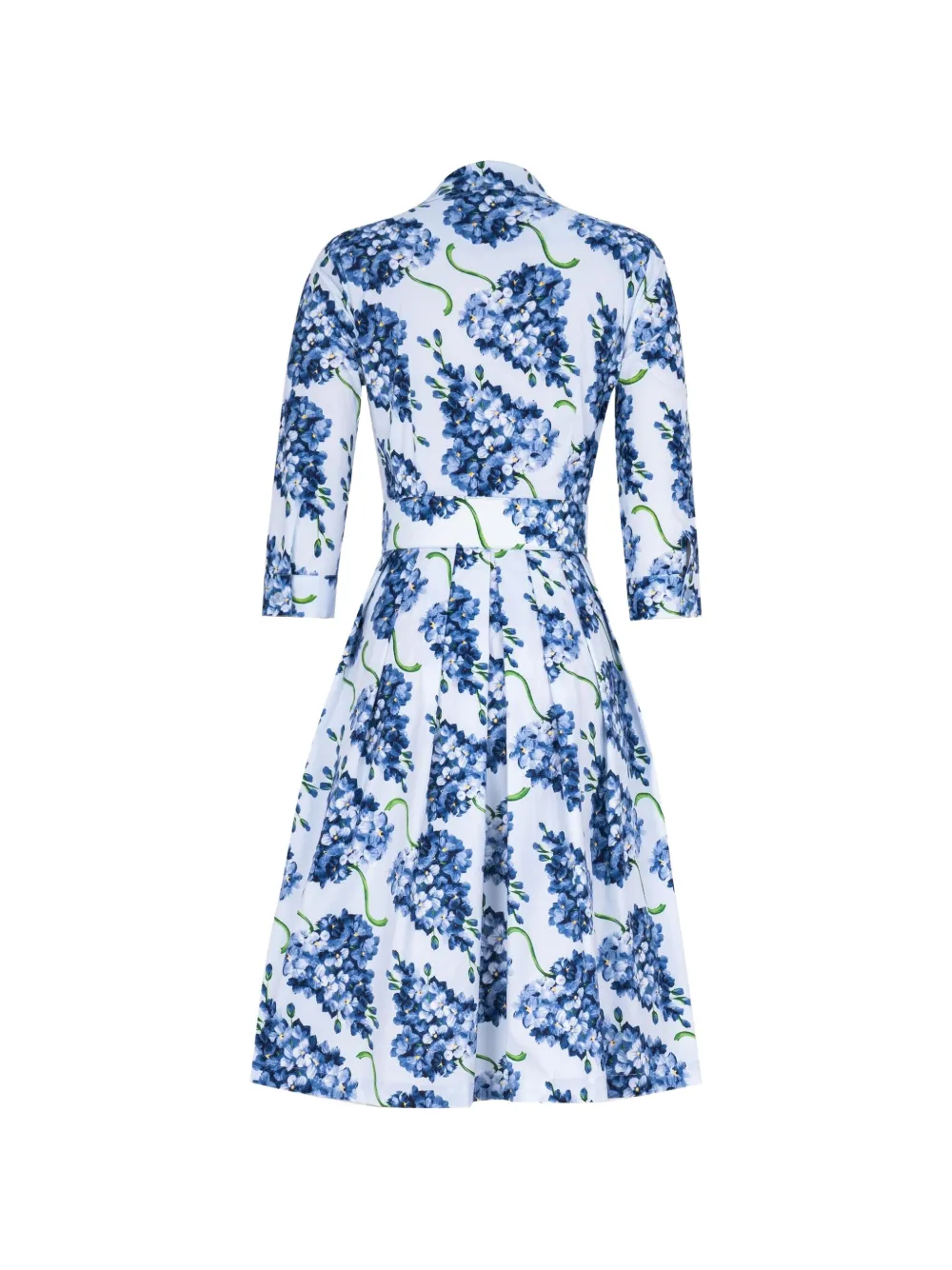 Samantha Sung Midi-jurk met bloemenprint Wit
