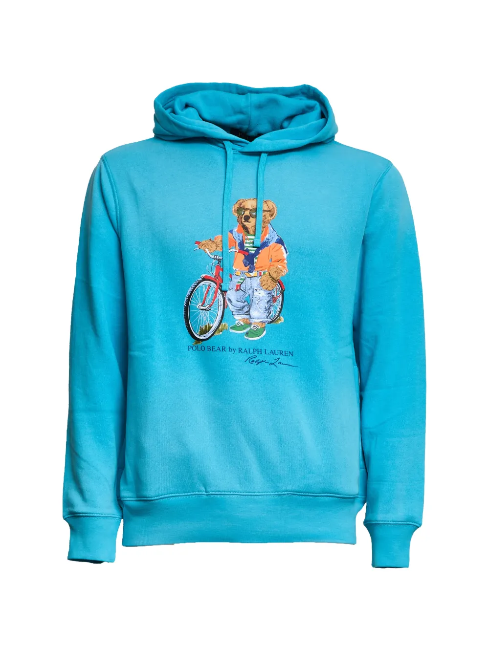 Polo Ralph Lauren Graphic Hoodie In Blue