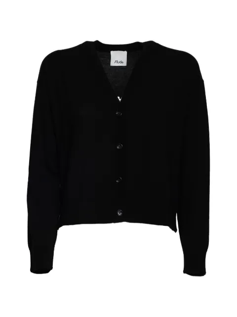 Allude V-neck wool cardigan