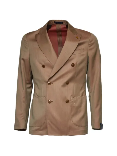 SARTORIO NAPOLI double-breasted peak-lapel suit
