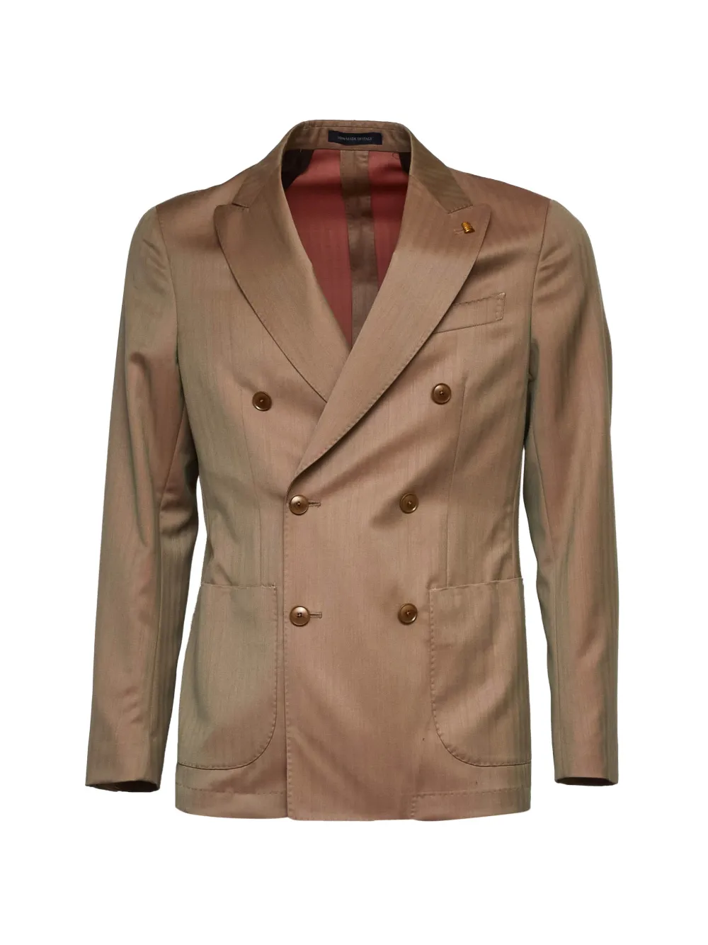SARTORIO NAPOLI double-breasted peak-lapel suit - Toni neutri