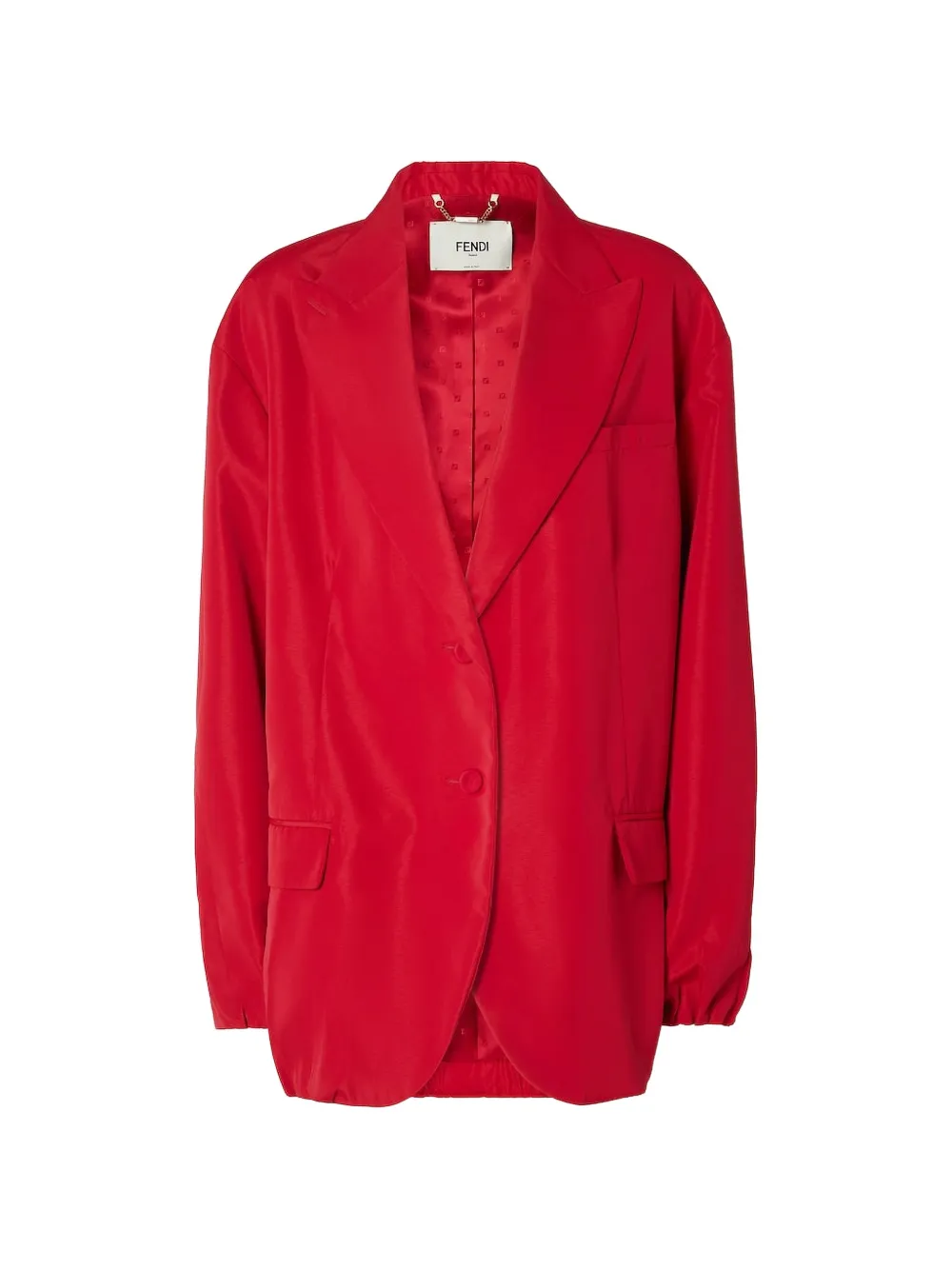 FENDI belted jacket - Rot