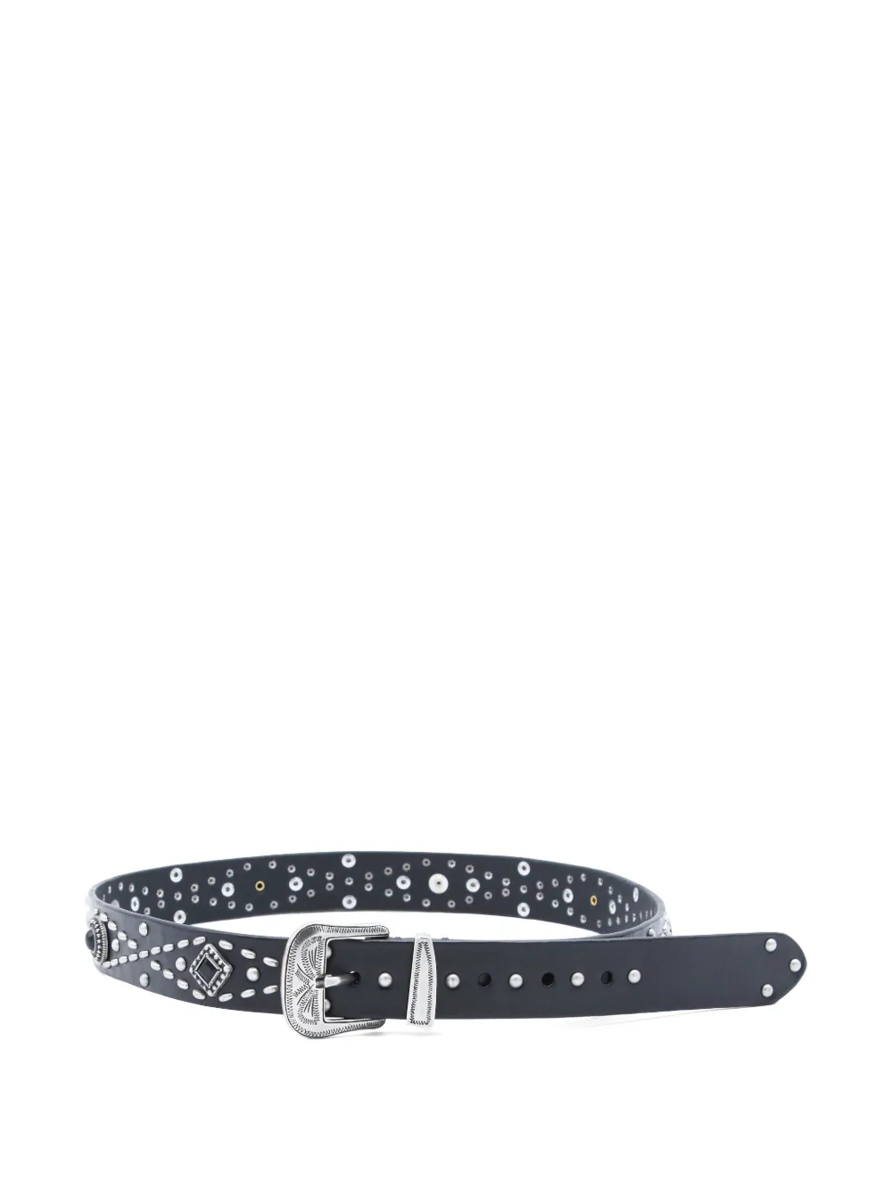 Golden Goose studded buckle belt - Nero