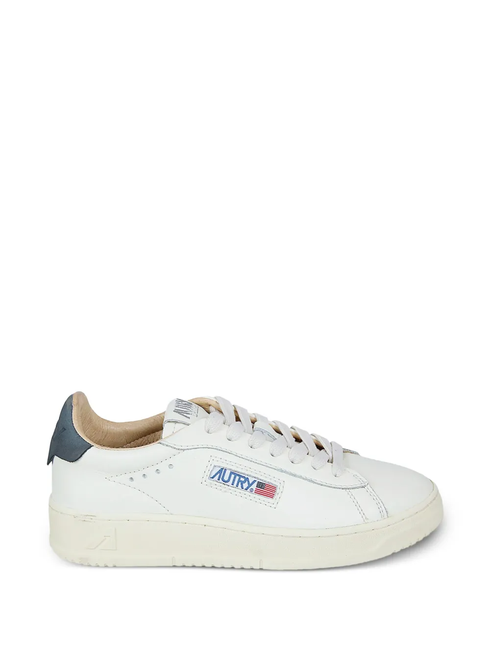 Autry Dallas Low sneakers met logopatch Wit