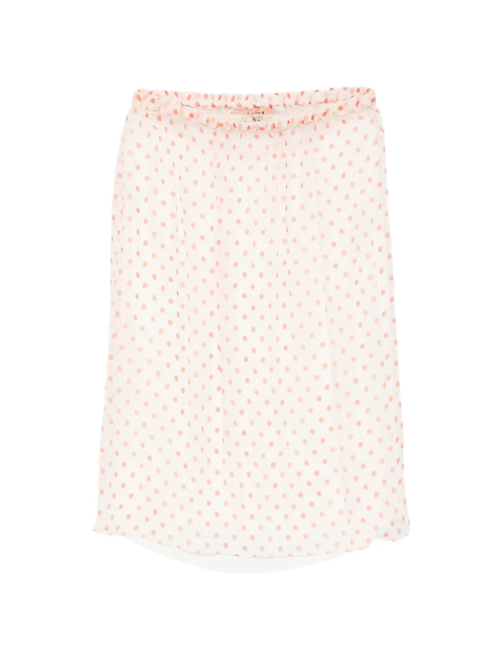 Nº21 polka dot midi skirt - Toni neutri