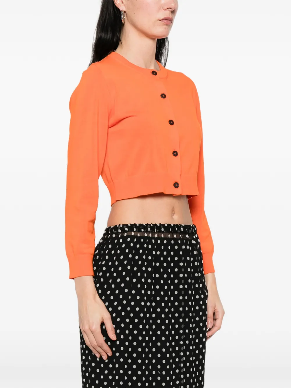  Nº21 Button-up Cardigan - Orange 