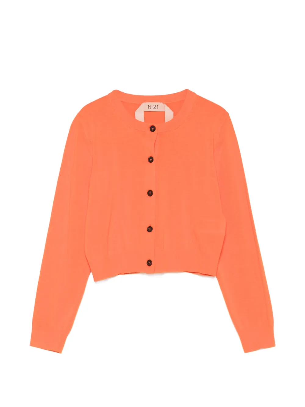 Nº21 button-up cardigan - Arancione