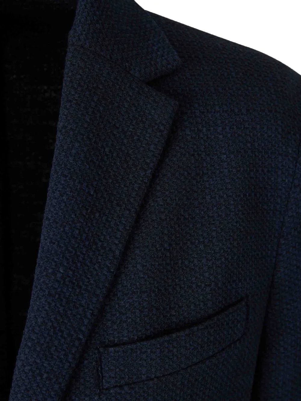 Harris Wharf London 2b. blazer met gekerfde revers Blauw