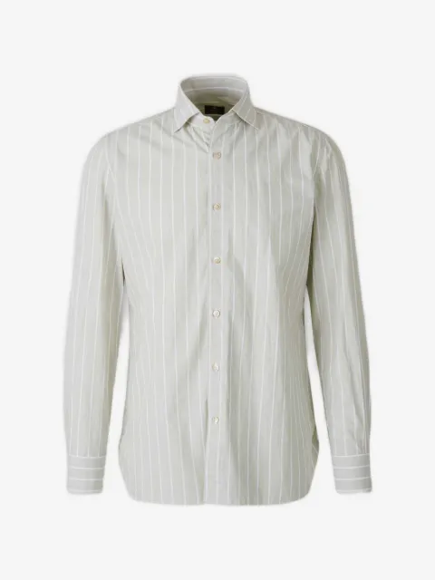 Luigi Borrelli camisa con rayas estampadas