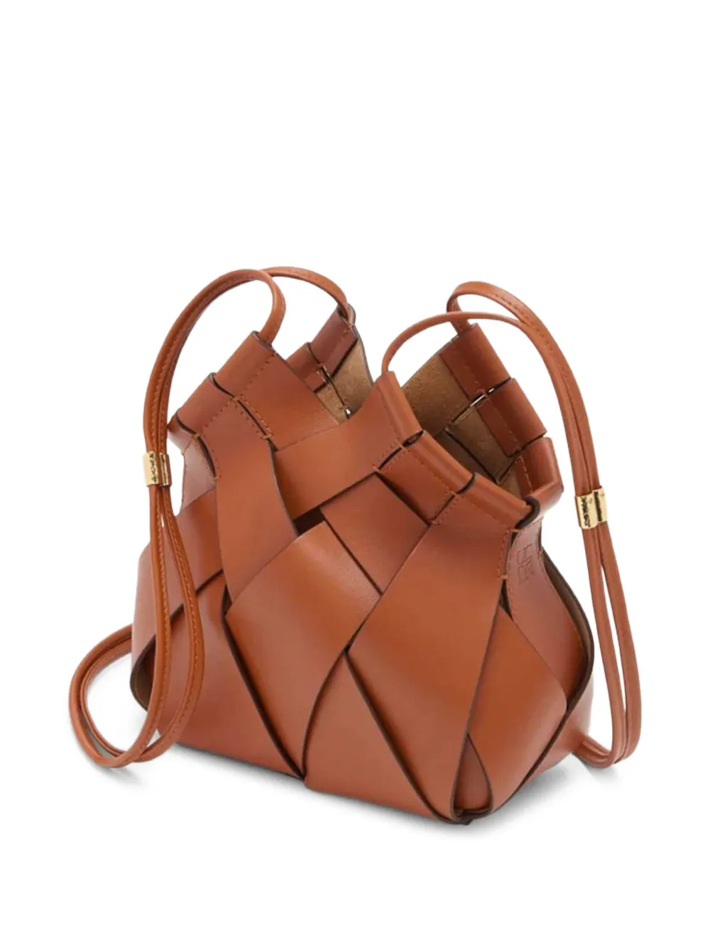  Ulla Johnson Charlotte Leather Cross Body Bag - Brown 