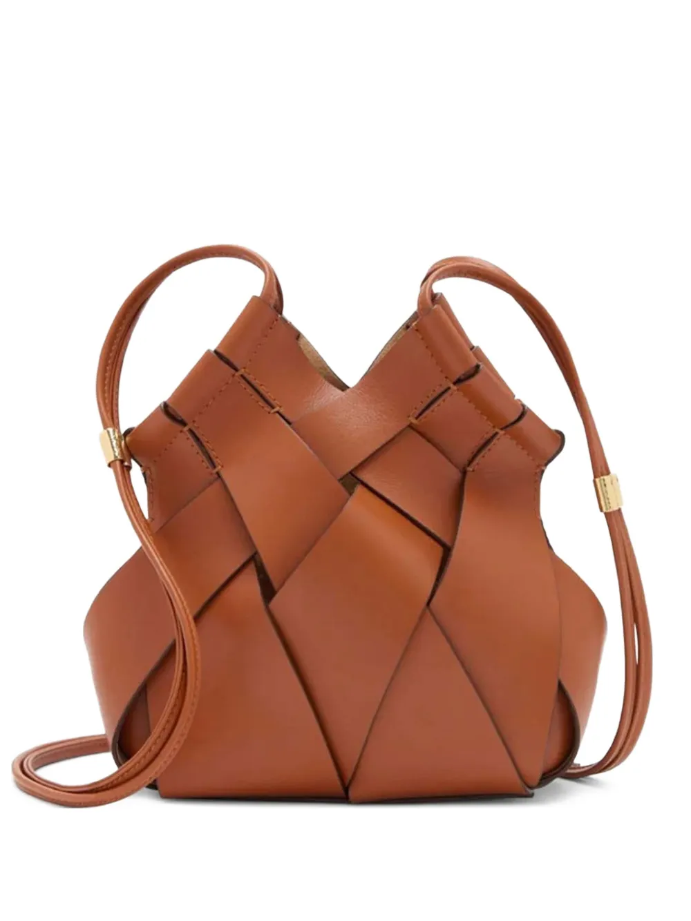 Ulla Johnson Charlotte leather cross body bag - Marrone