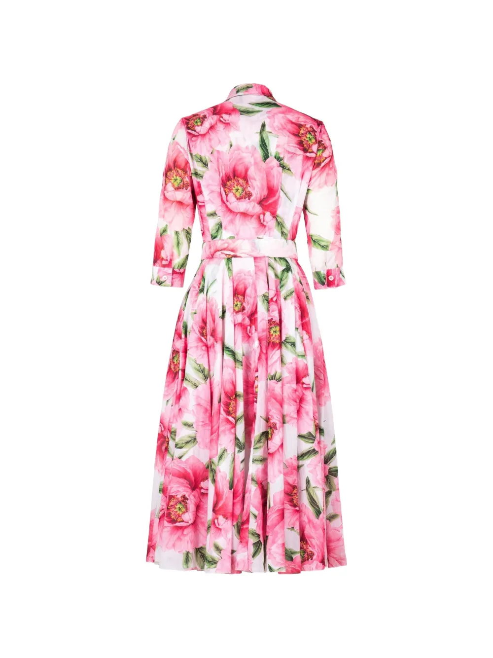 Samantha Sung Aster jurk met bloemenprint en ceintuur Roze