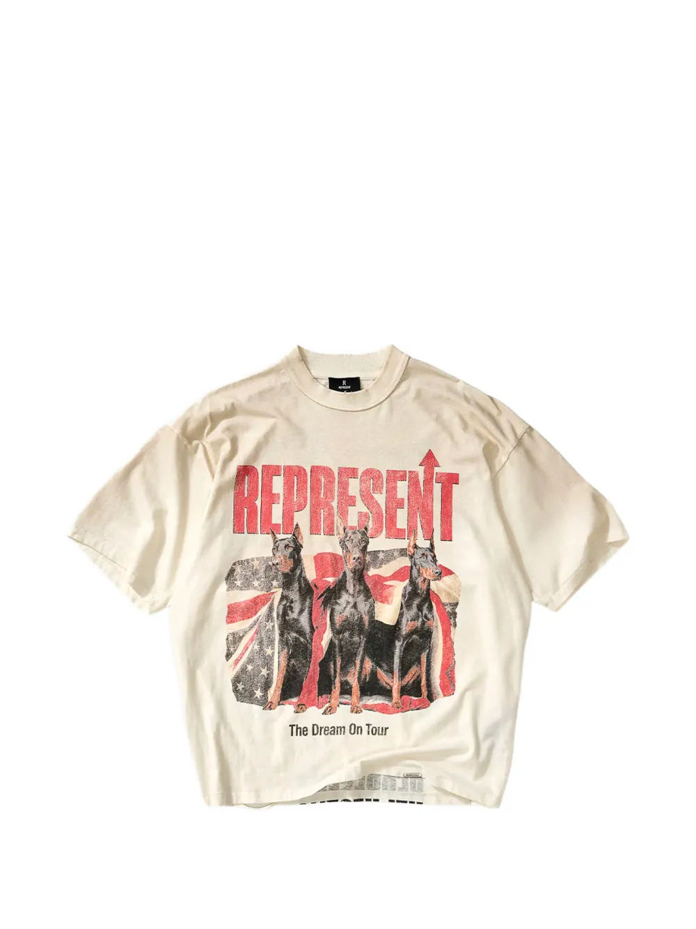 Represent Dream On Tour T-shirt | Neutrals | Image 1