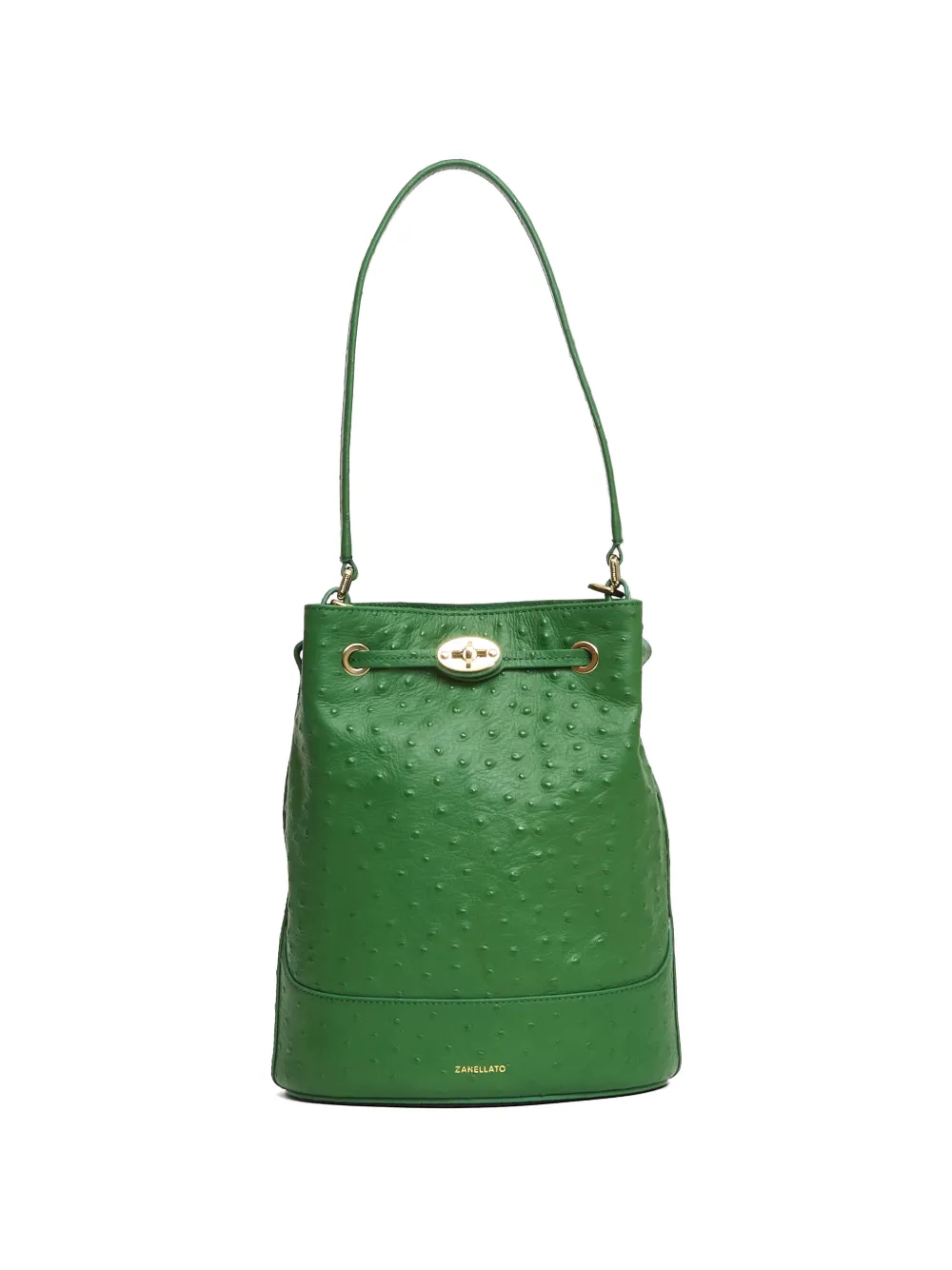 Zanellato small Monda Cactus bucket bag - Verde