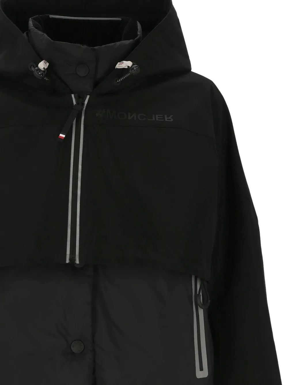 Moncler Grenoble Jack met capuchon Zwart