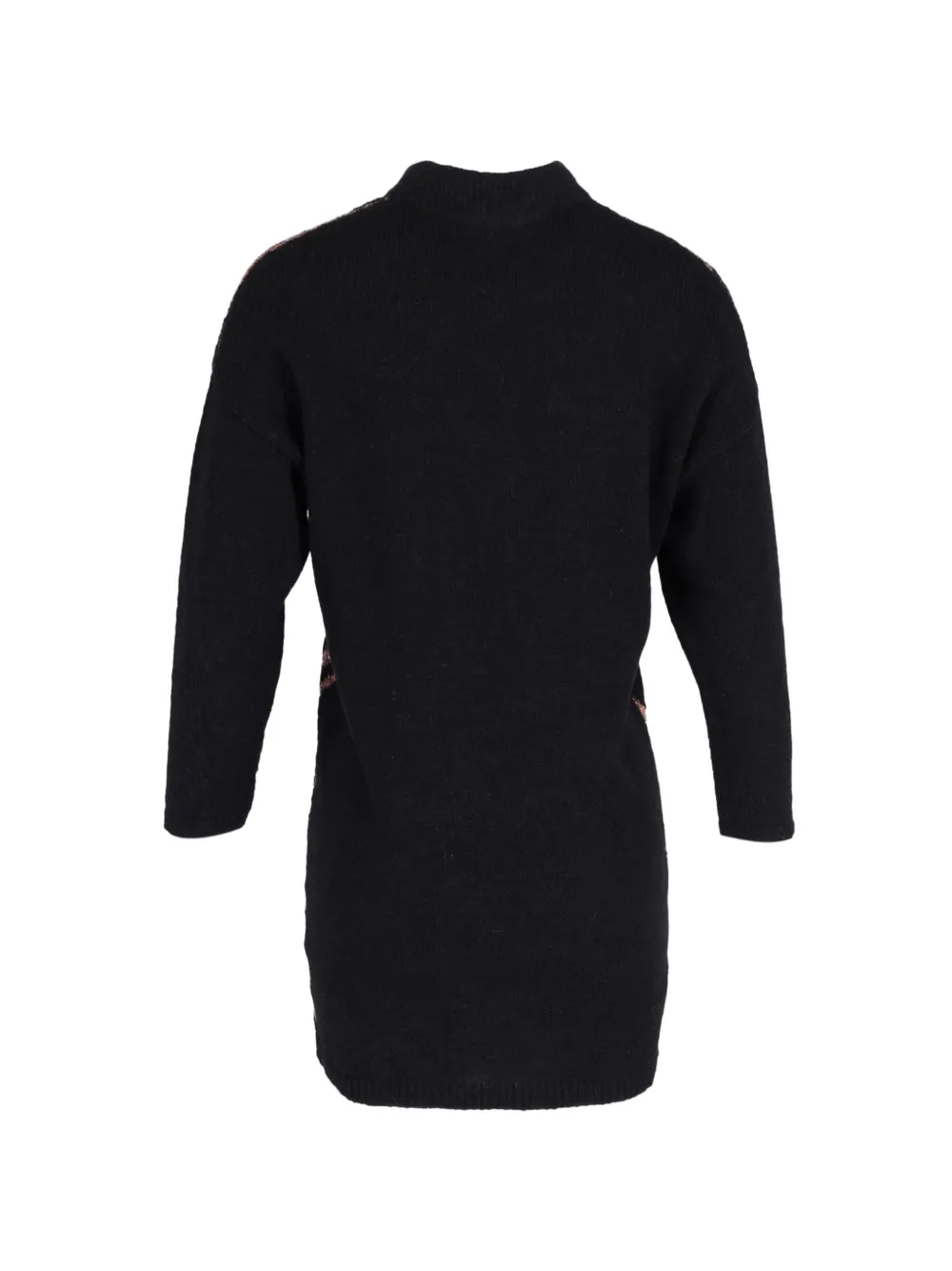 Pre-owned Pucci Patterned Sweater Dress In Black