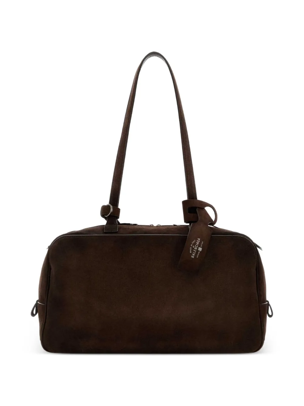 Balenciaga medium Carrie Bowling shoulder bag - Braun