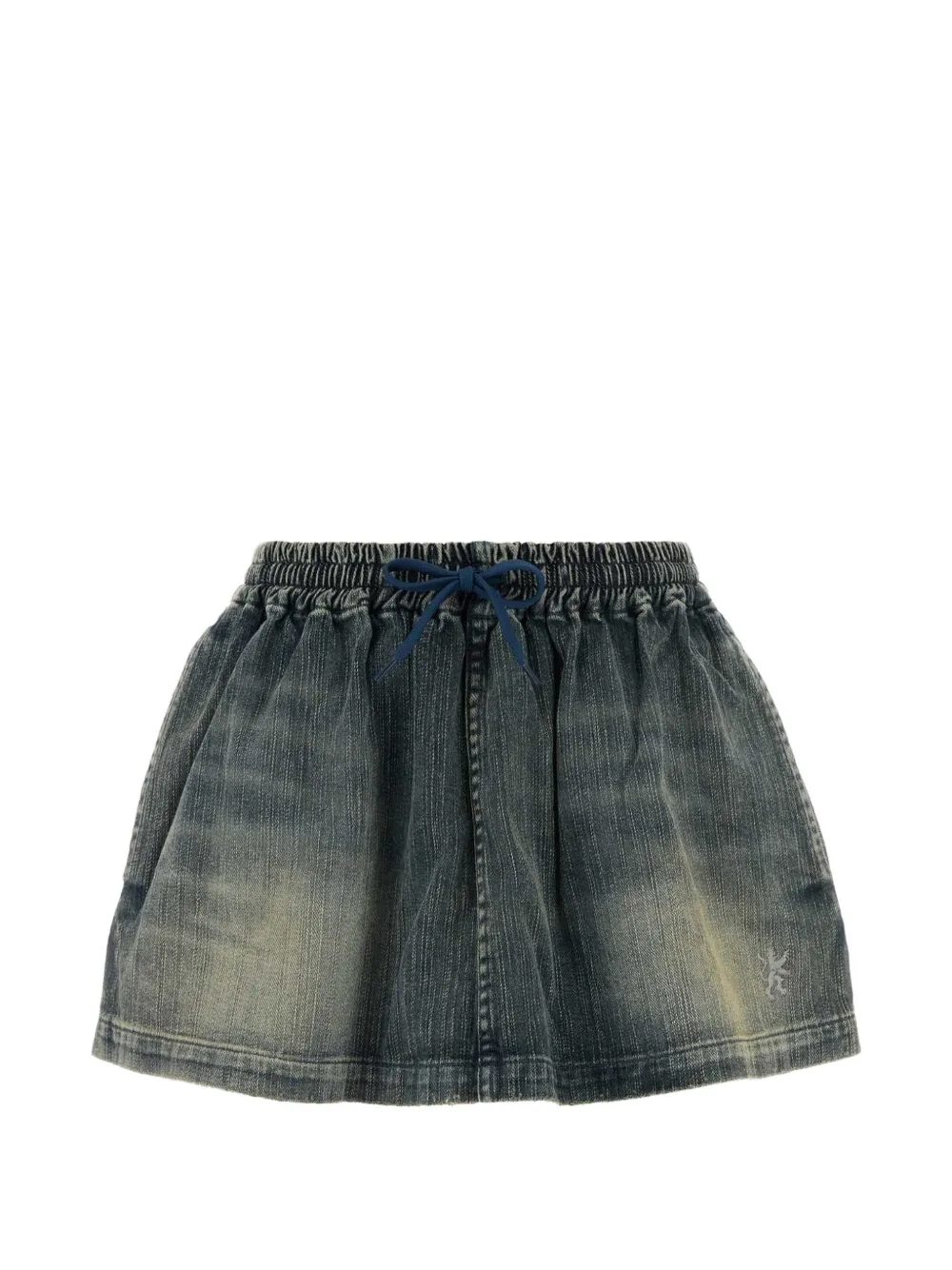Balenciaga denim mini skirt - Blu
