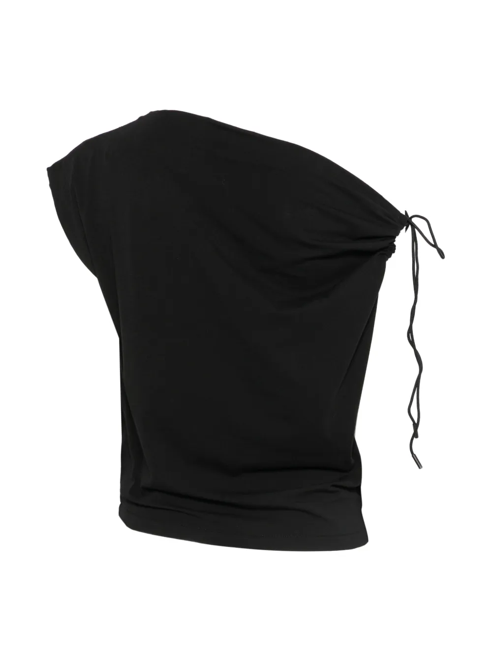  Alpha Studio Top Asimétrico - Negro 