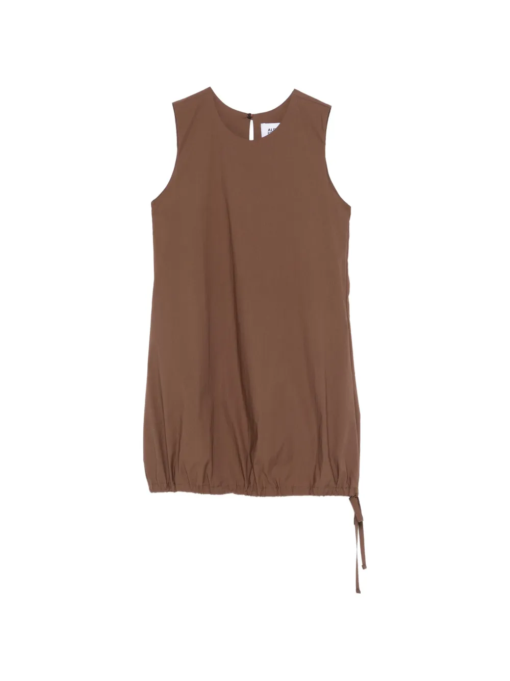 ALPHA STUDIO sleeveless mini dress - Marrone