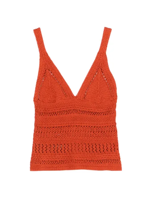 ALPHA STUDIO Rustic Elegance crochet top
