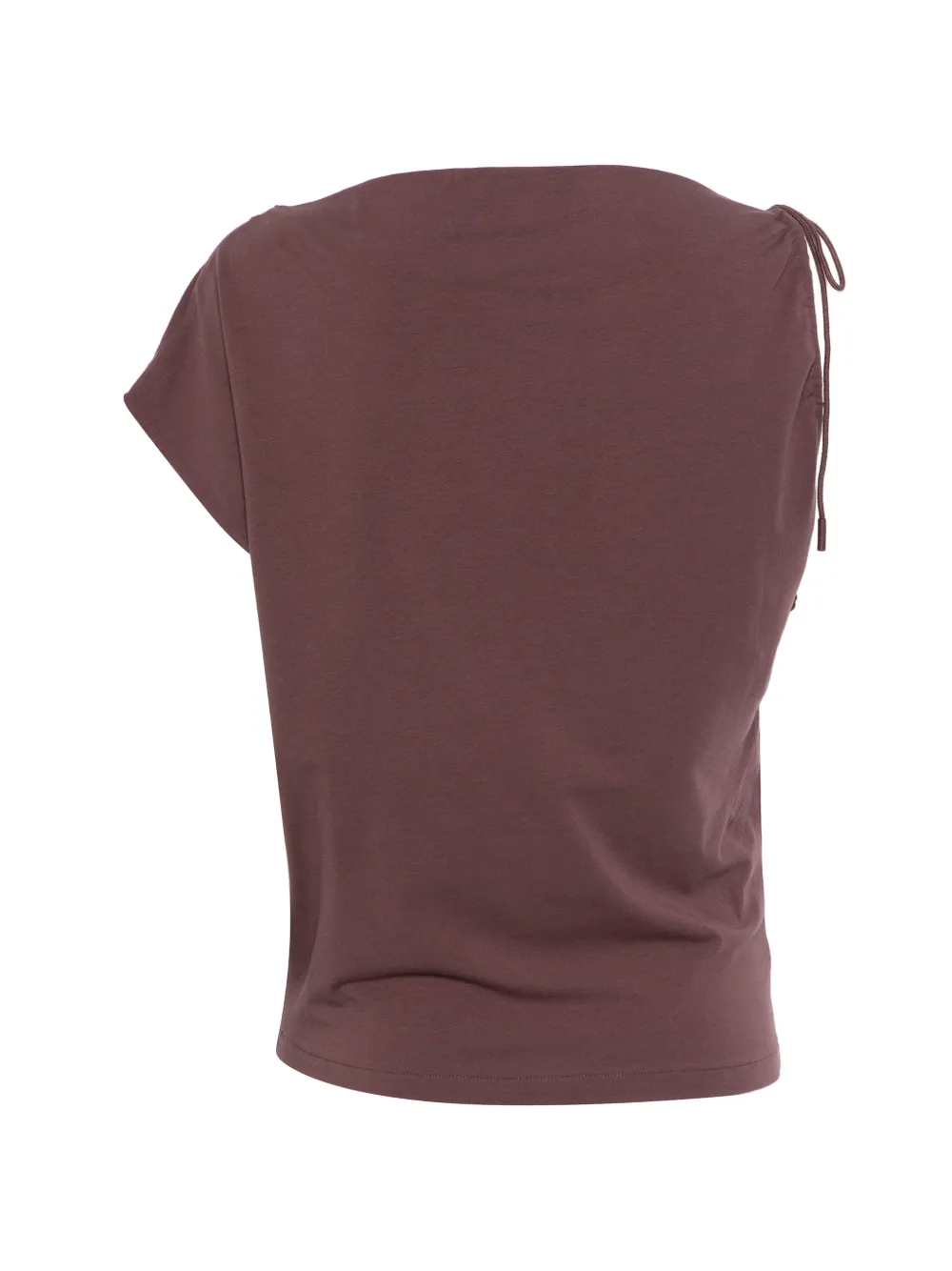  Alpha Studio Tie-detail Top - Brown 