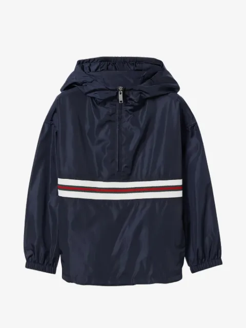 Gucci Kids Gestreifte Kapuzenjacke