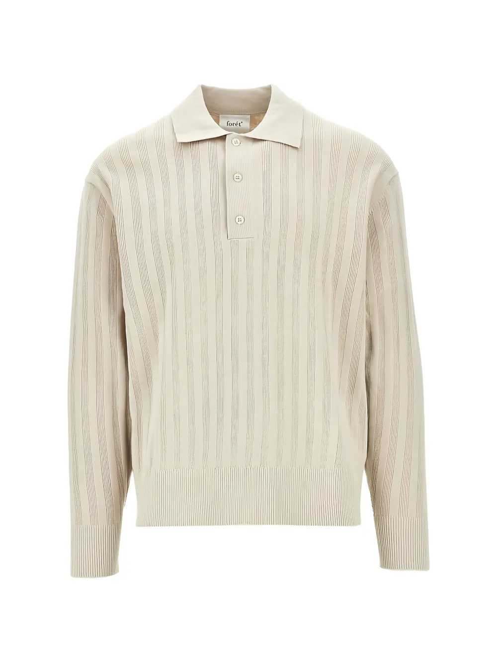 Foret striped-pattern polo shirt - Toni neutri