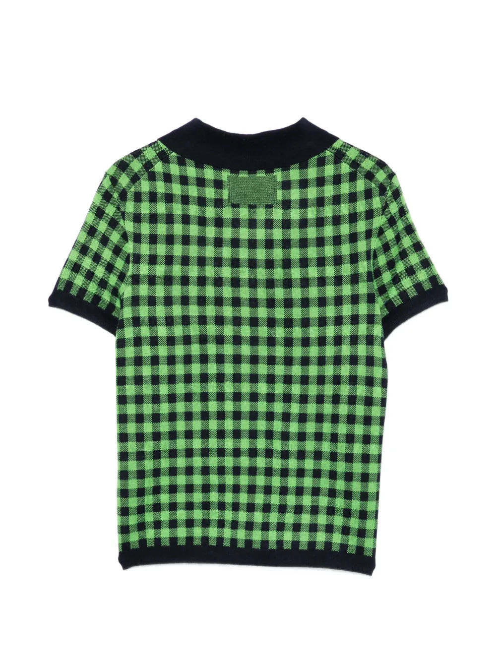 Guest In Residence Shrunken geruite polotop Groen