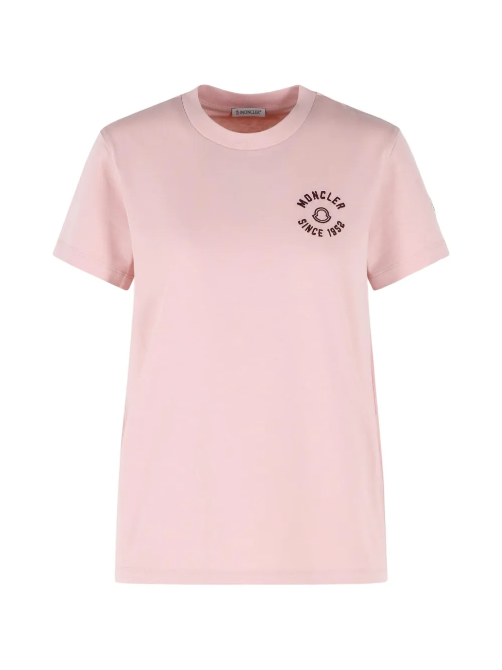 MONCLER ピンク ロゴ Tシャツ Moncler ロゴ Tシャツ | ピンク | FARFETCH JP