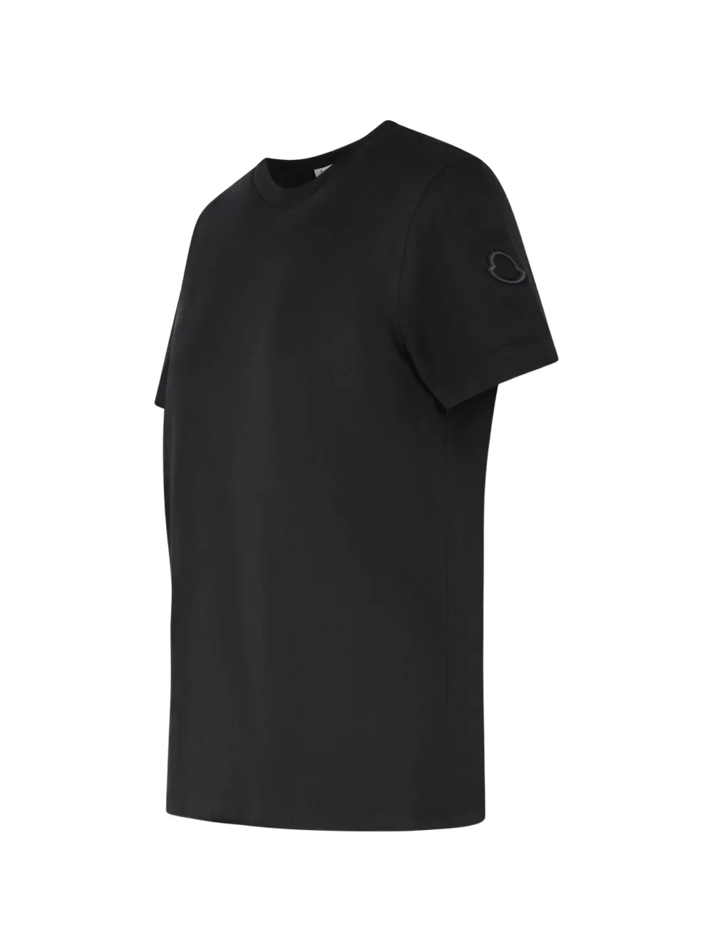 Moncler T-shirt met logo-reliëf Zwart