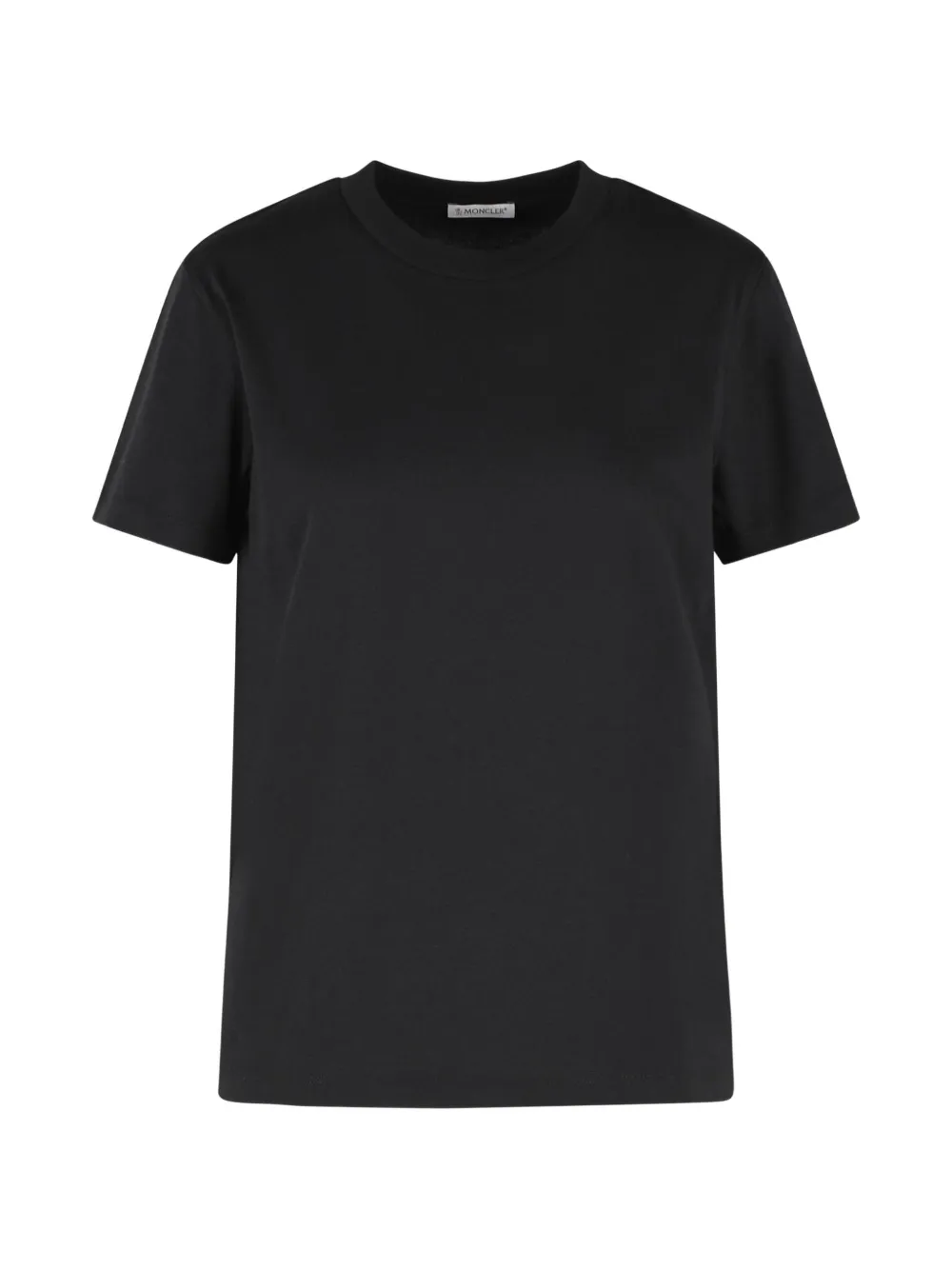 Moncler T-shirt met logo-reliëf Zwart