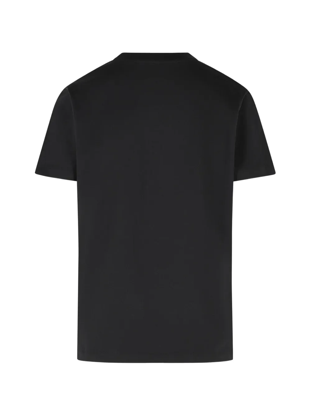 Moncler T-shirt met logo-reliëf Zwart