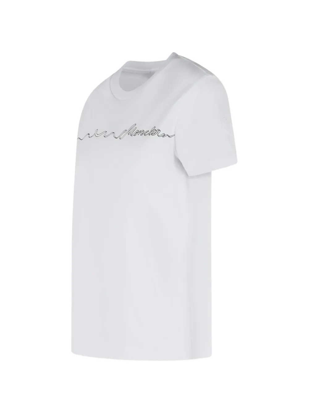 Moncler T-shirt met logopatch Wit