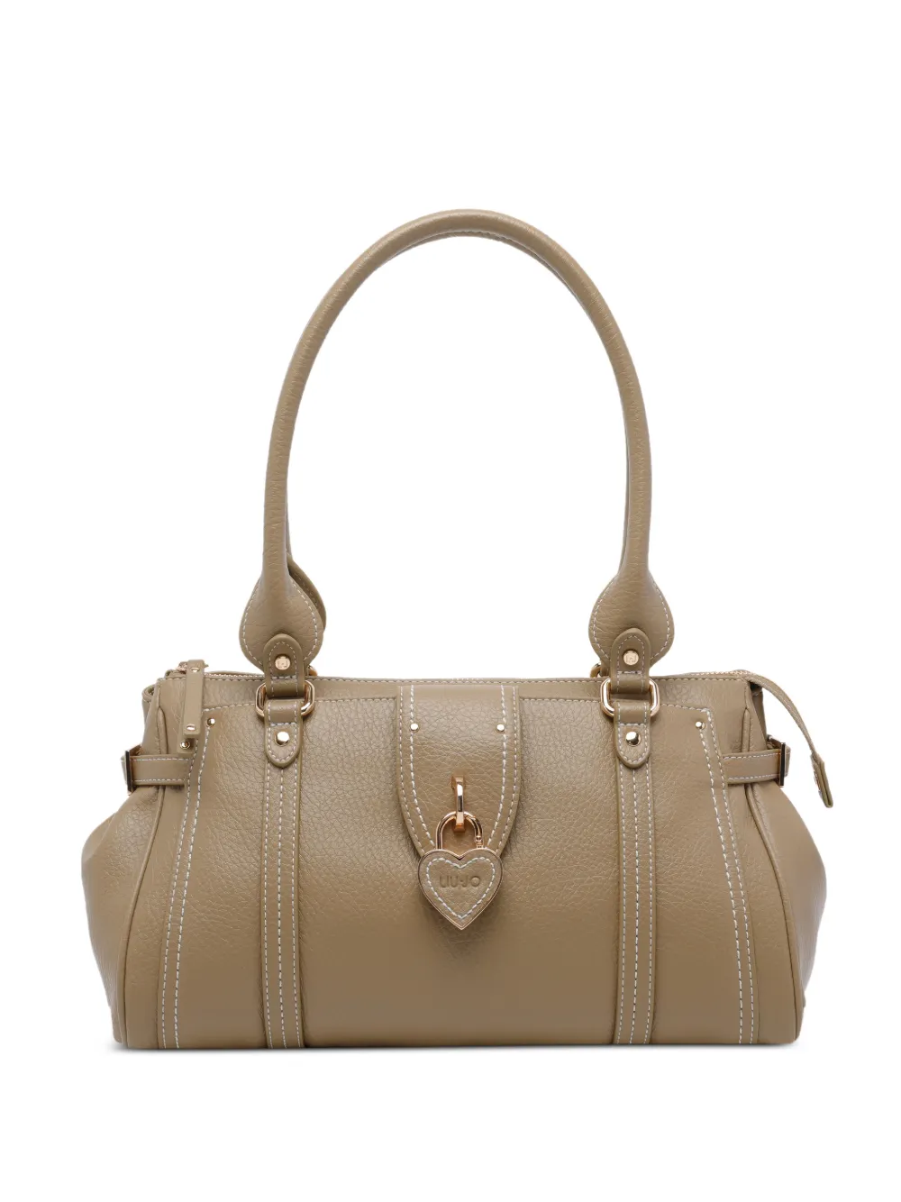LIU JO heart-charm shoulder bag - Toni neutri