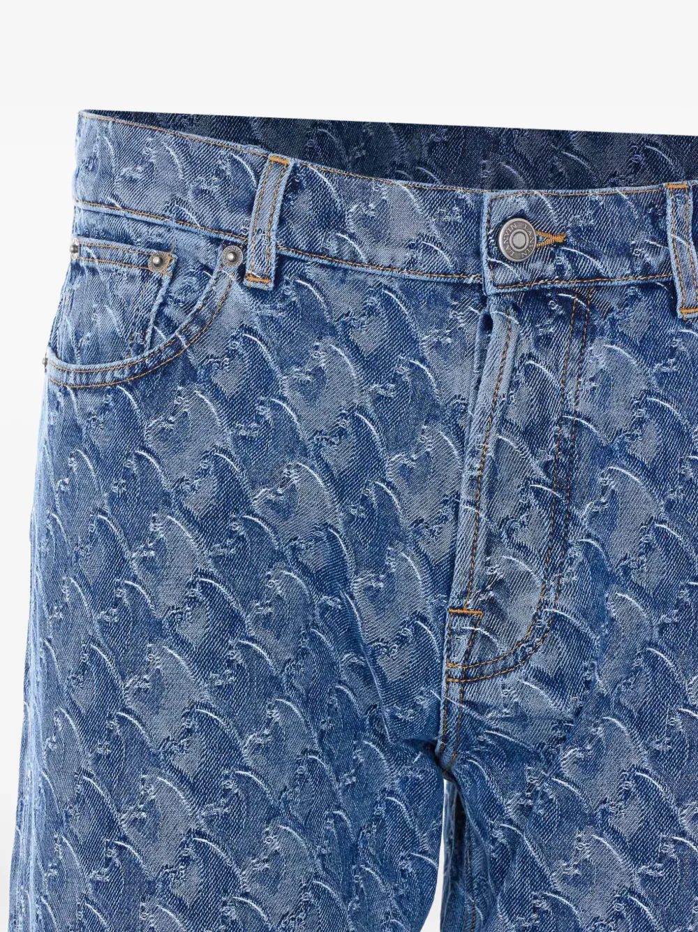  Lanvin Pantalones Vaqueros Con Cinco Bolsillos - Azul 