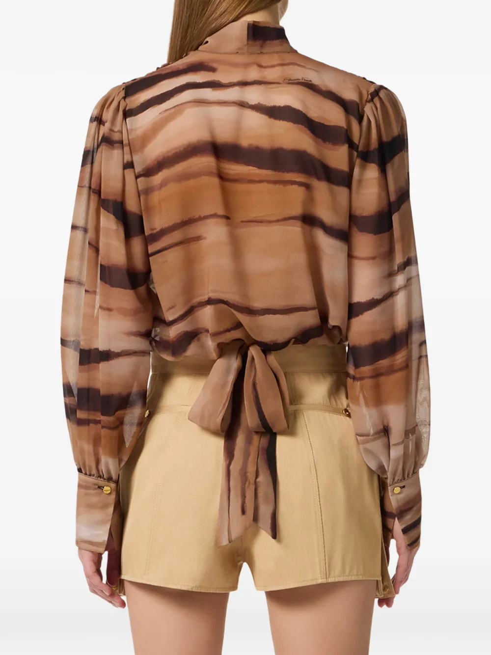 Tie-Neck Shirt