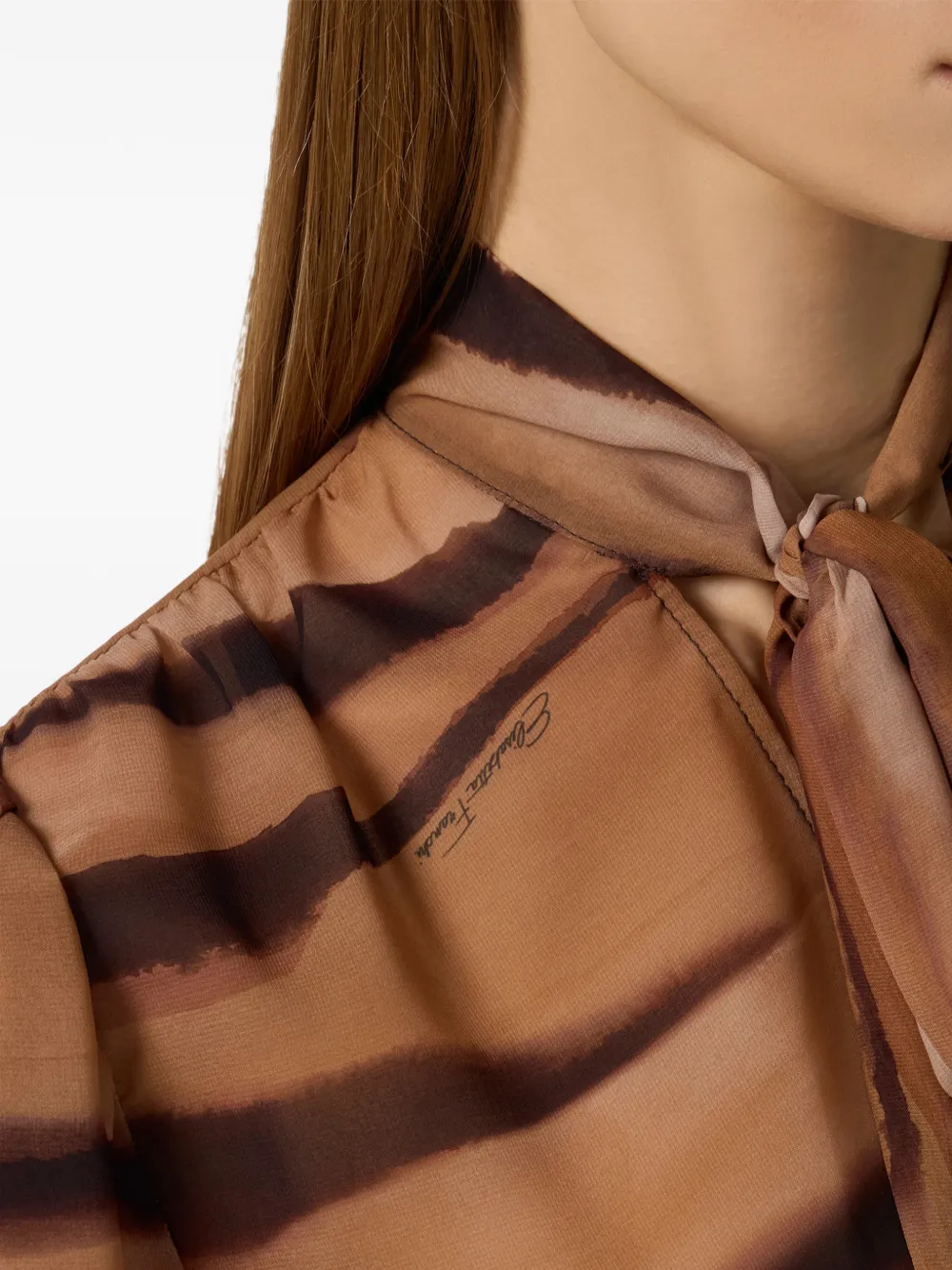 Tie-Neck Shirt