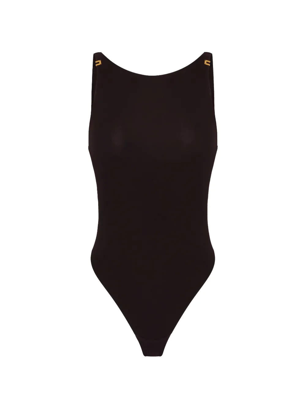 Elisabetta Franchi cut-out bodysuit - Marrone