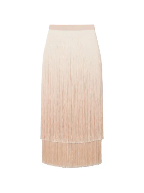 Elisabetta Franchi fringed-detail midi skirt
