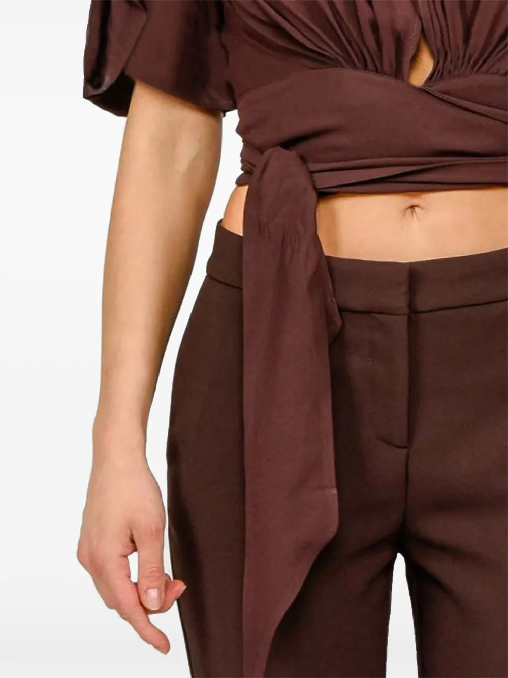 Button-Neck Top
