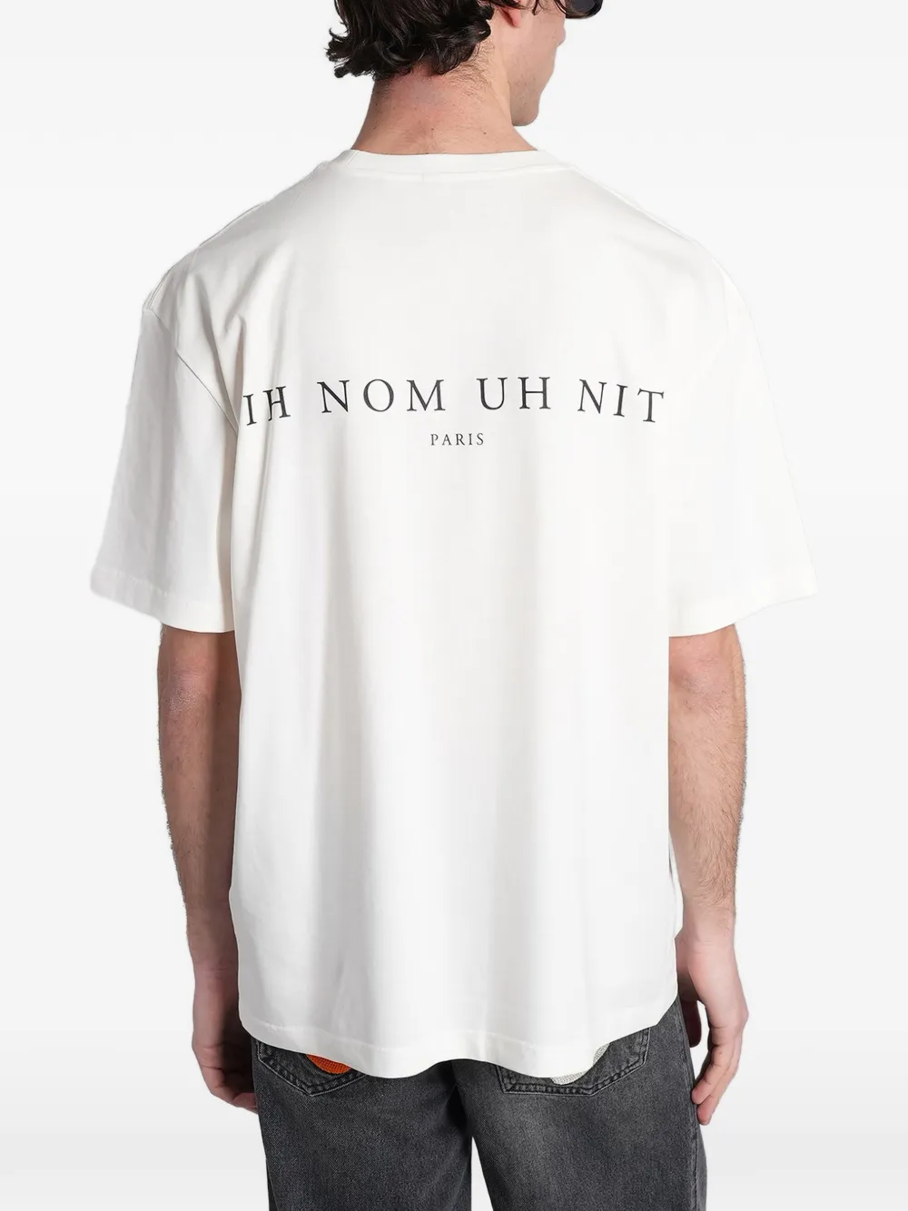 Ih Nom Uh Nit Katoenen T-shirt met grafische print Wit