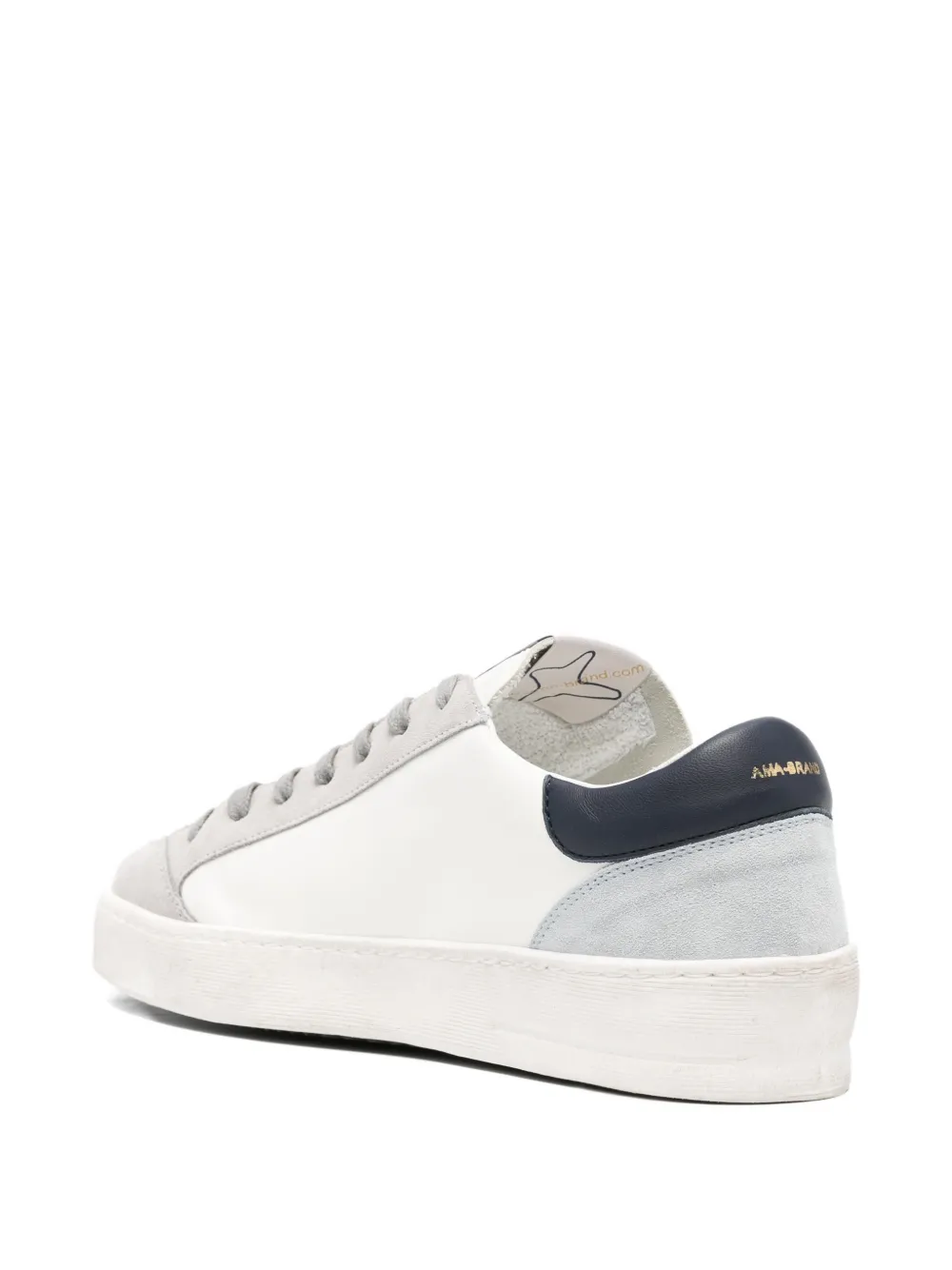Ama Brand B Deluxe star-appliqué sneakers Wit
